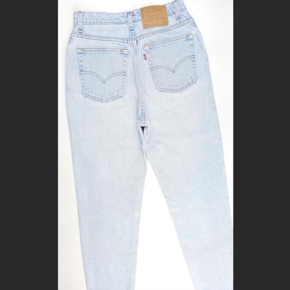 Levi's 512 W28 L30.5 slim fit tapered leg 80's Vintage mom levis 28 - Picture 3 of 8